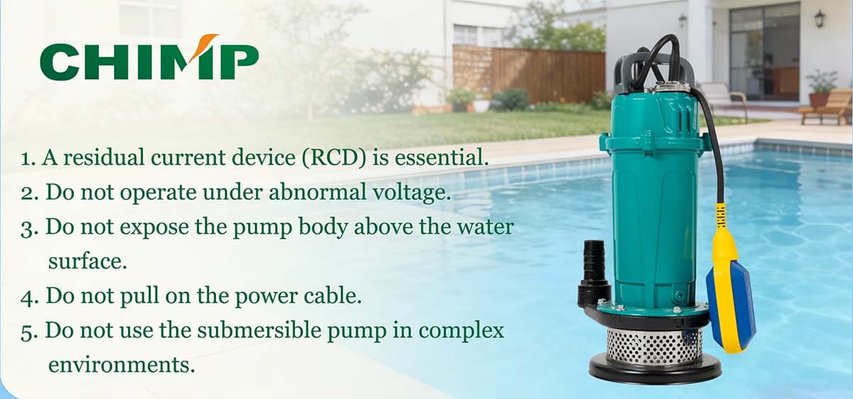 7-Основные меры предосторожности при эксплуатации погружных насосов